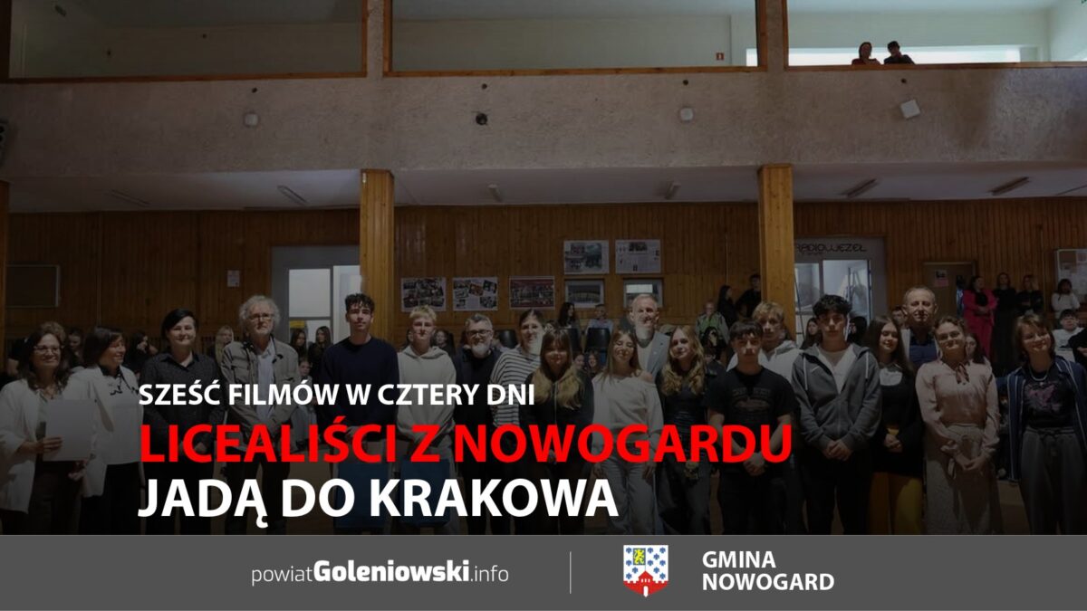 Licealiści z&nbsp;Nowogardu jadą do&nbsp;Krakowa. Sześć filmów w&nbsp;cztery dni